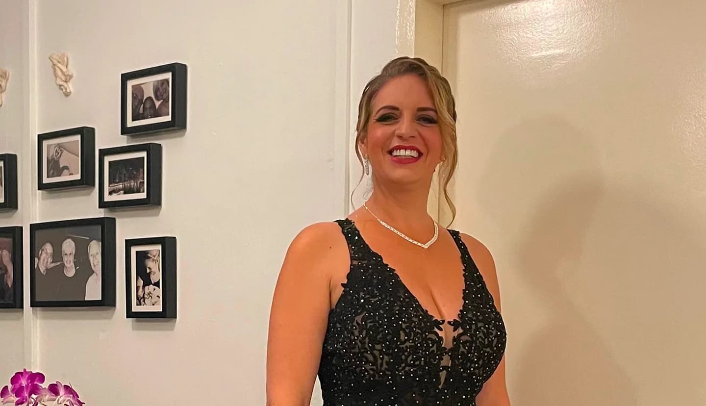 Suzanne Lilley in formal attire